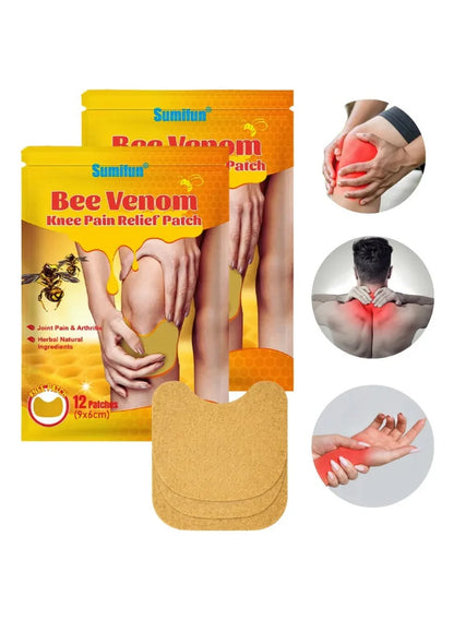 Sumifun Bee Venom Knee Pain Relief Patch – 12 Patches (9×6cm)