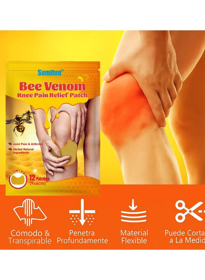 Sumifun Bee Venom Knee Pain Relief Patch – 12 Patches (9×6cm)