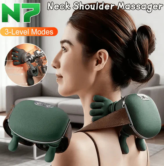 N7 Pro Neck Relaxer & Massager | جهاز N7 الاحترافي لراحة الرقبة