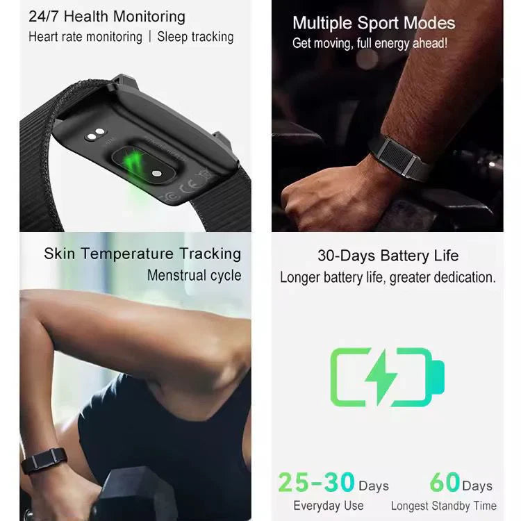 24/7 Smart Health Monitor | سوار المراقبة الصحية الذكي